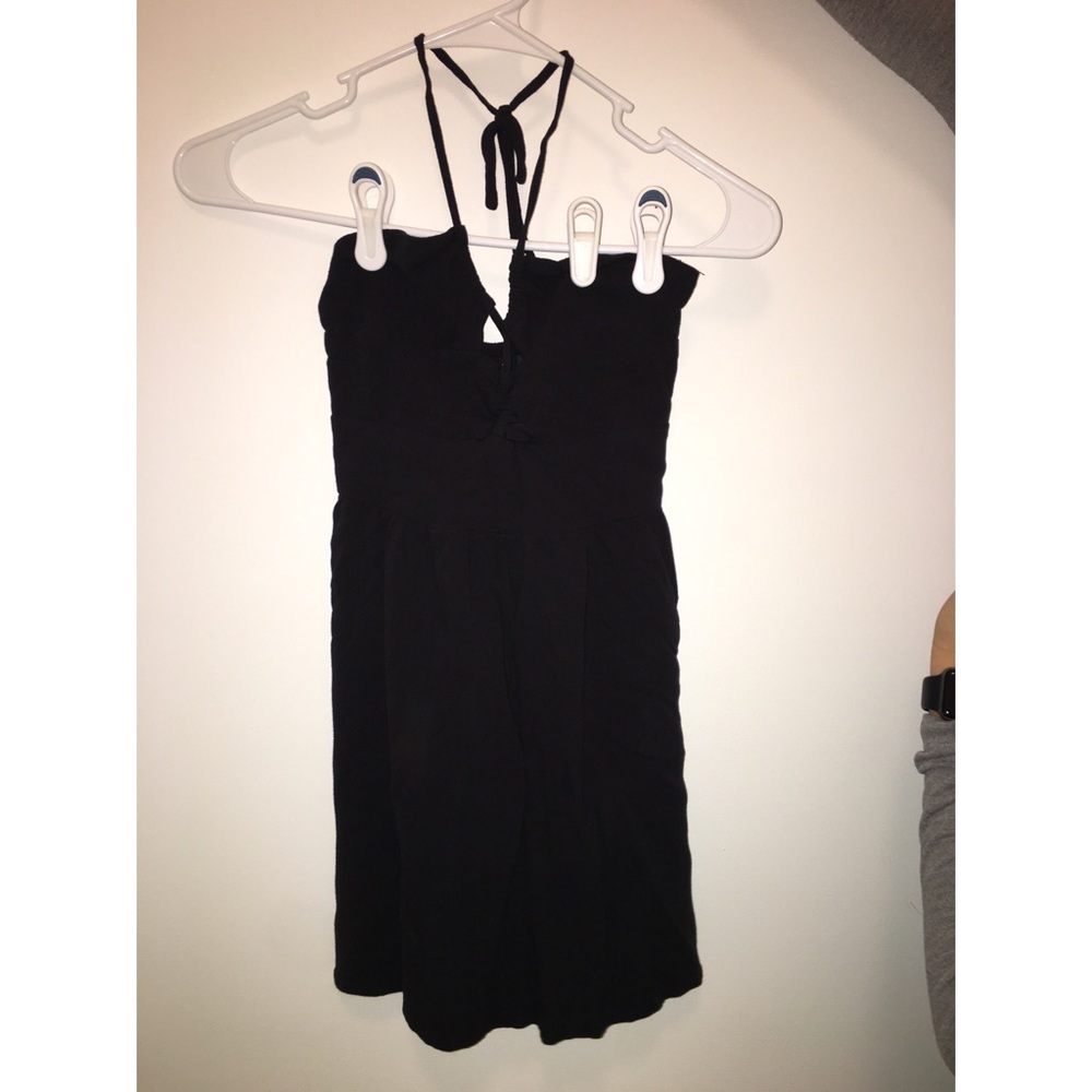 Black casual dress